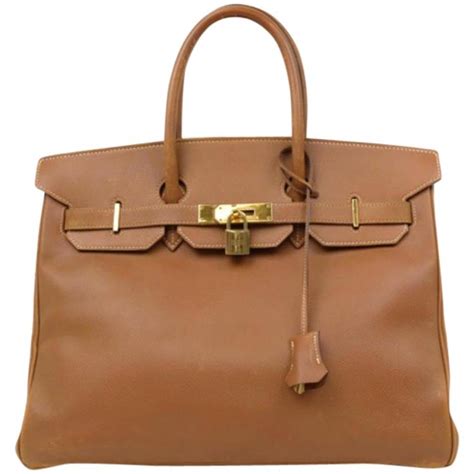 birkin bag brown|brown hermes leather bags.